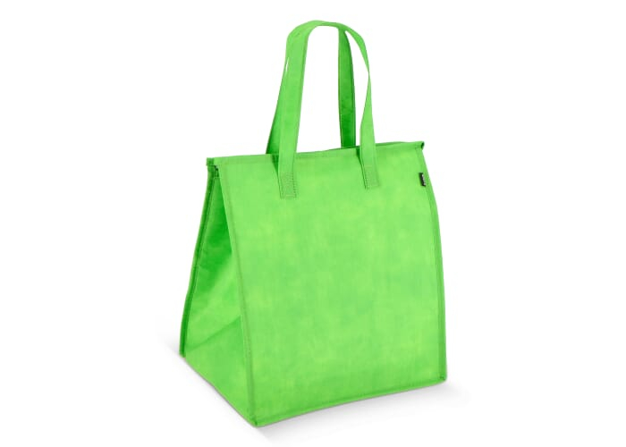 Sac isotherme cabas publicitaire en intissé recyclé Vert clair